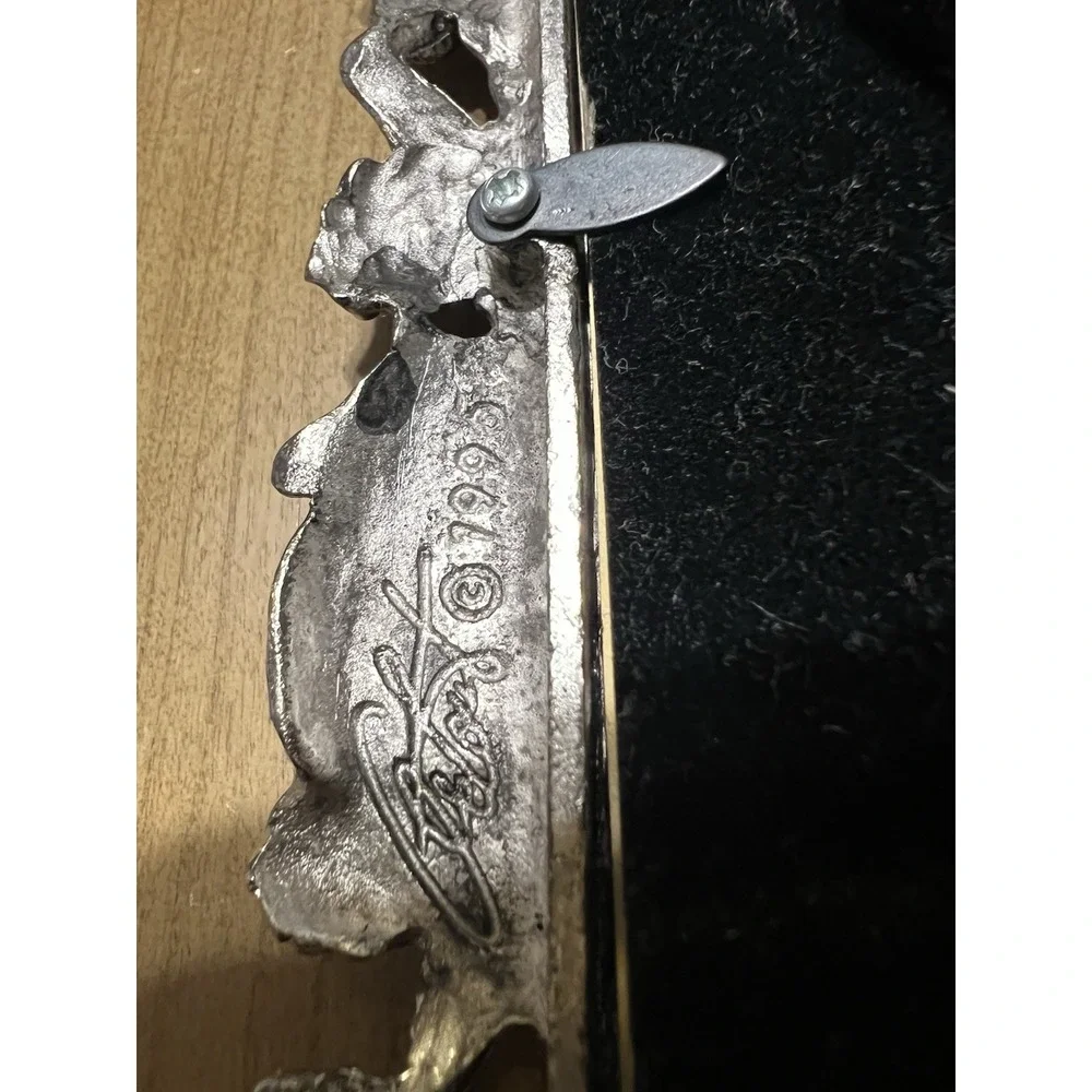 VTG‎ 1995 ARTHUR COURT Bunny Rabbit Pewter PICTURE FRAME 3x5